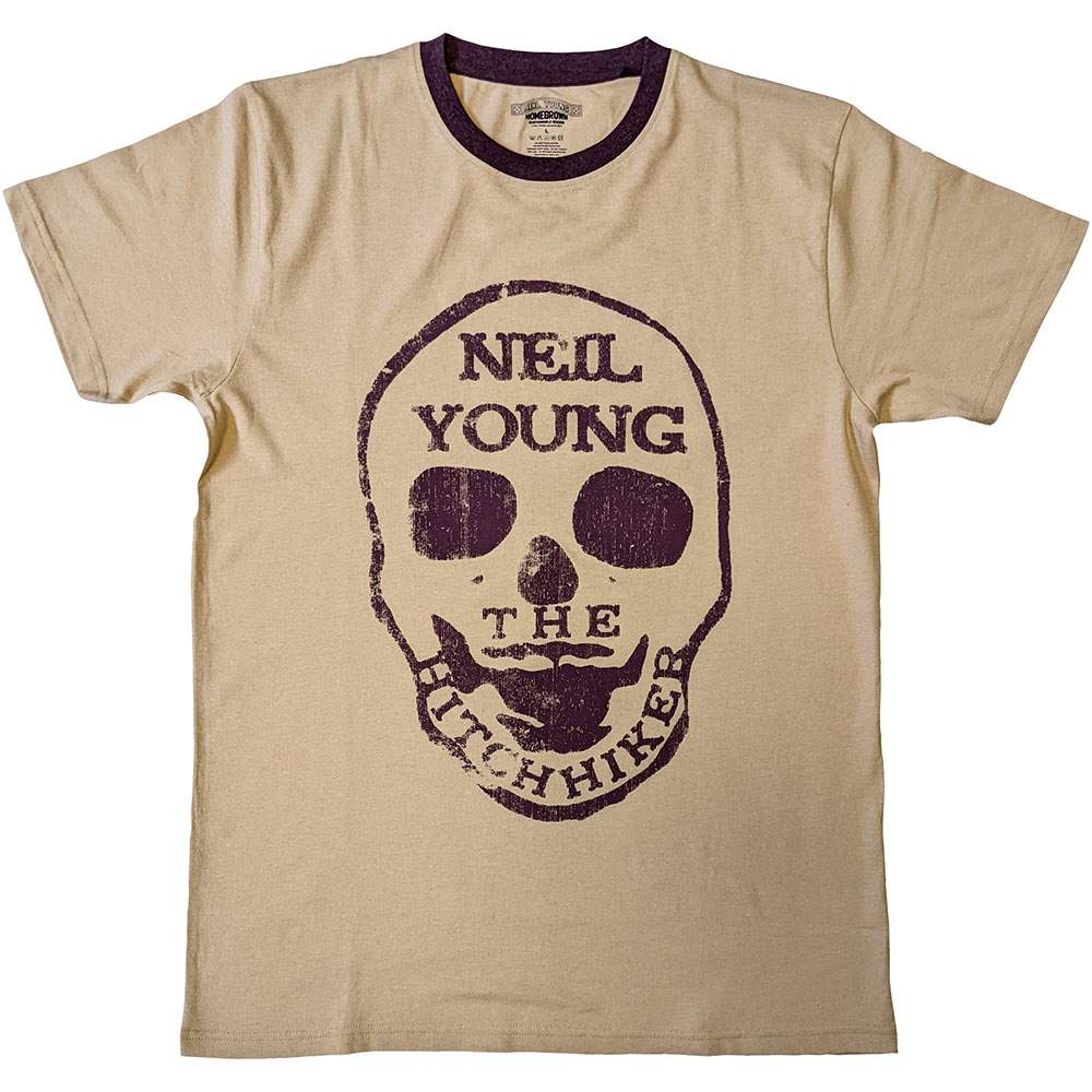 Neil Young - Hitchhiker T-shirt Homme - Crème